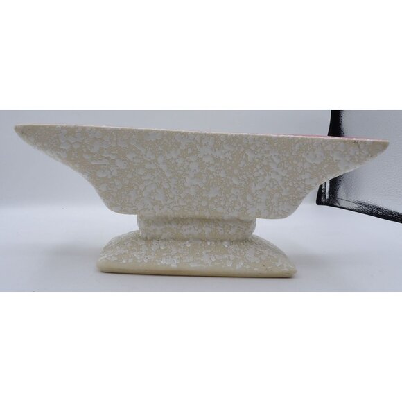 Vintage Royal Windsor Ceramic Planter Vase Pink & White Mid-Century Modern Style - Picture 2 of 5